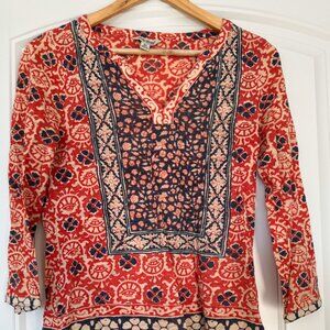 Lucky Brand 3/4 sleeve top like new. XS